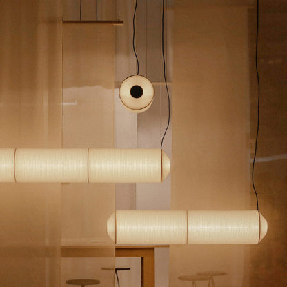 Tekiò Horizontal LED Pendant Light in Detail.