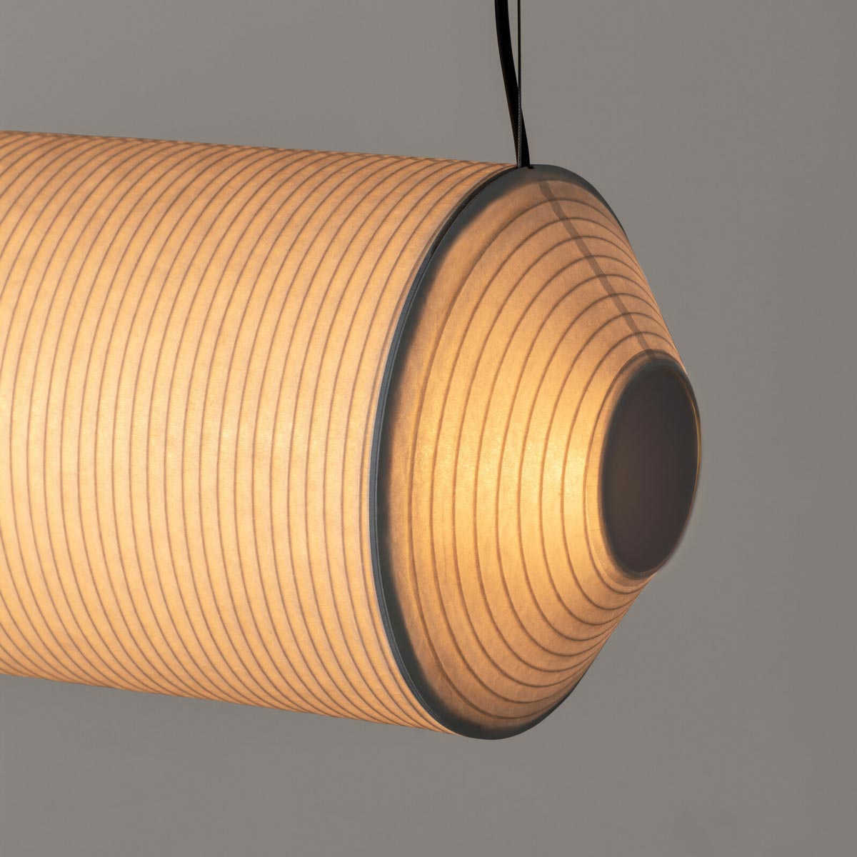 Tekiò Horizontal LED Pendant Light in Detail.