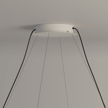 Tekiò Oval LED Pendant Light in Detail.