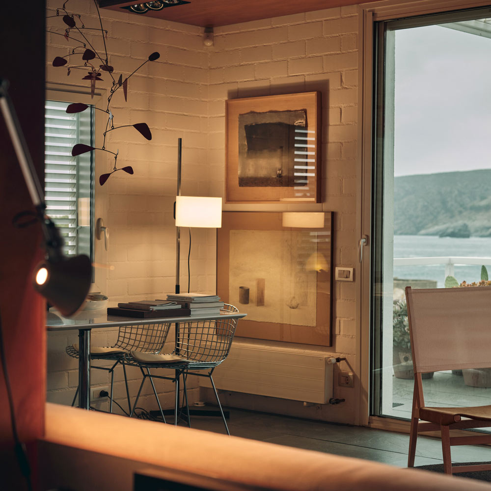 TMC Floor Lamp in living room.