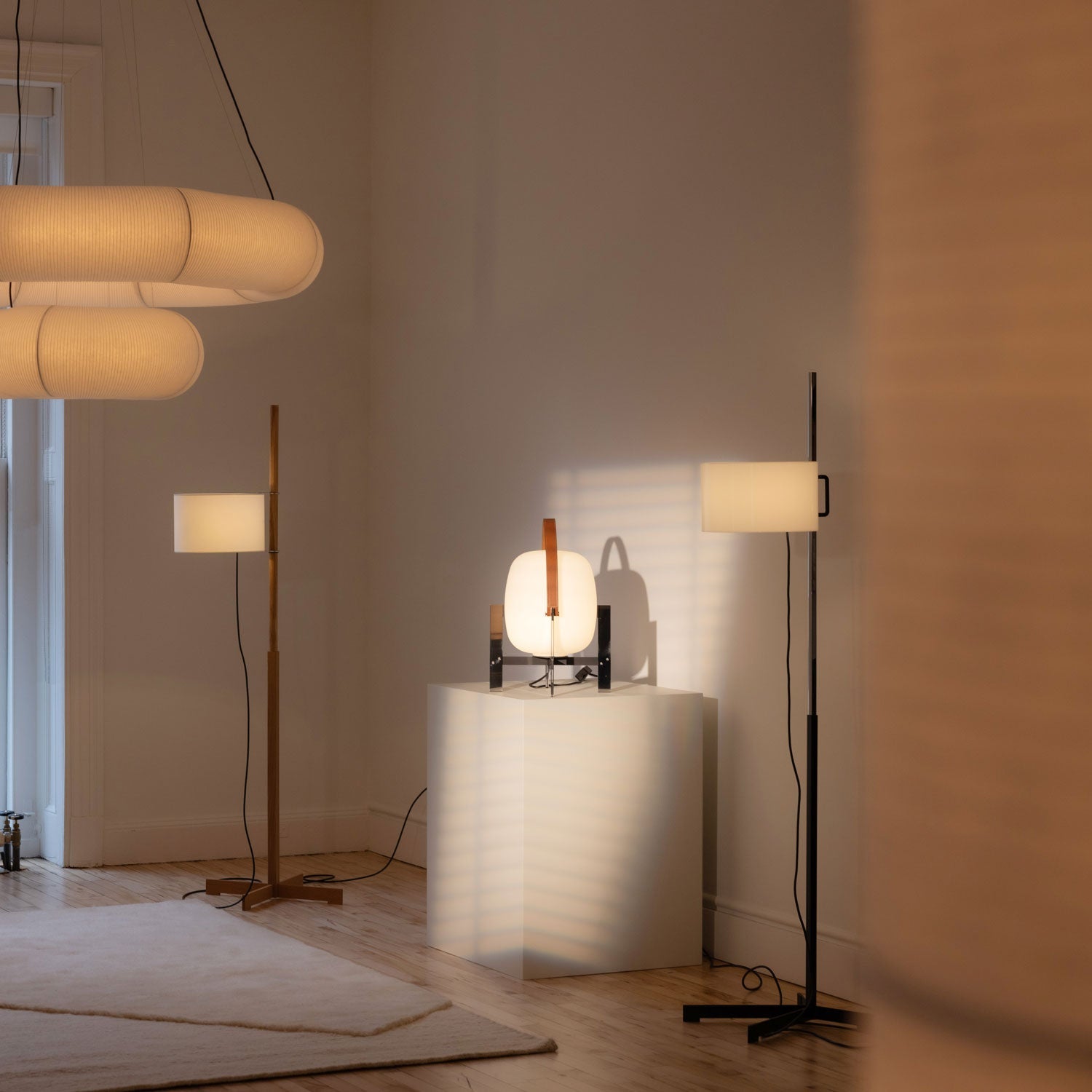 TMC Floor Lamp in showroom.