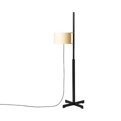 TMM Floor Lamp in Black Oak (Beige).