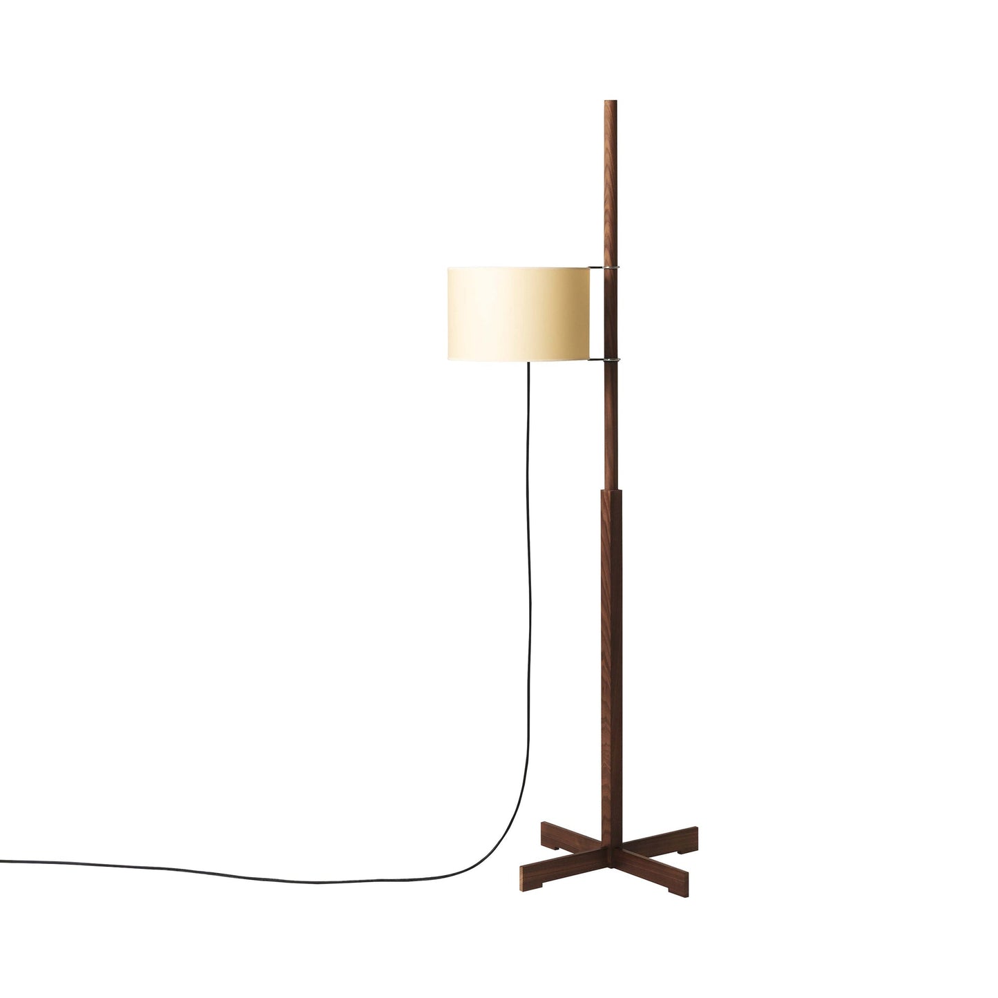 TMM Floor Lamp in Walnut (Beige).