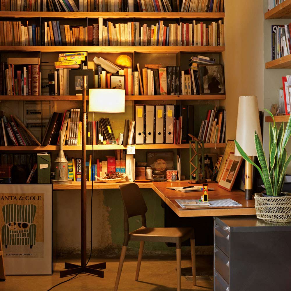 TMM Floor Lamp in working room.