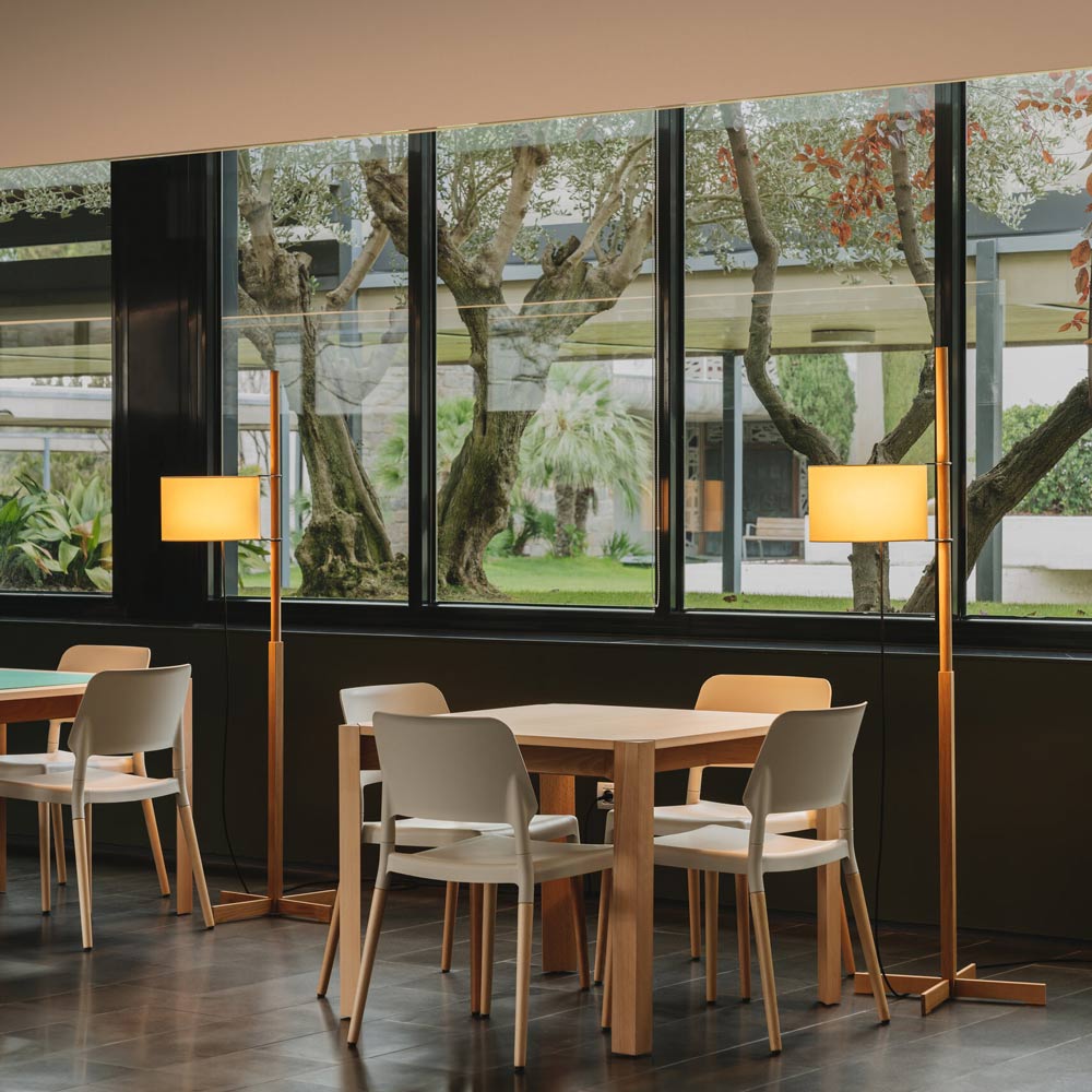 TMM Floor Lamp in restaurant.