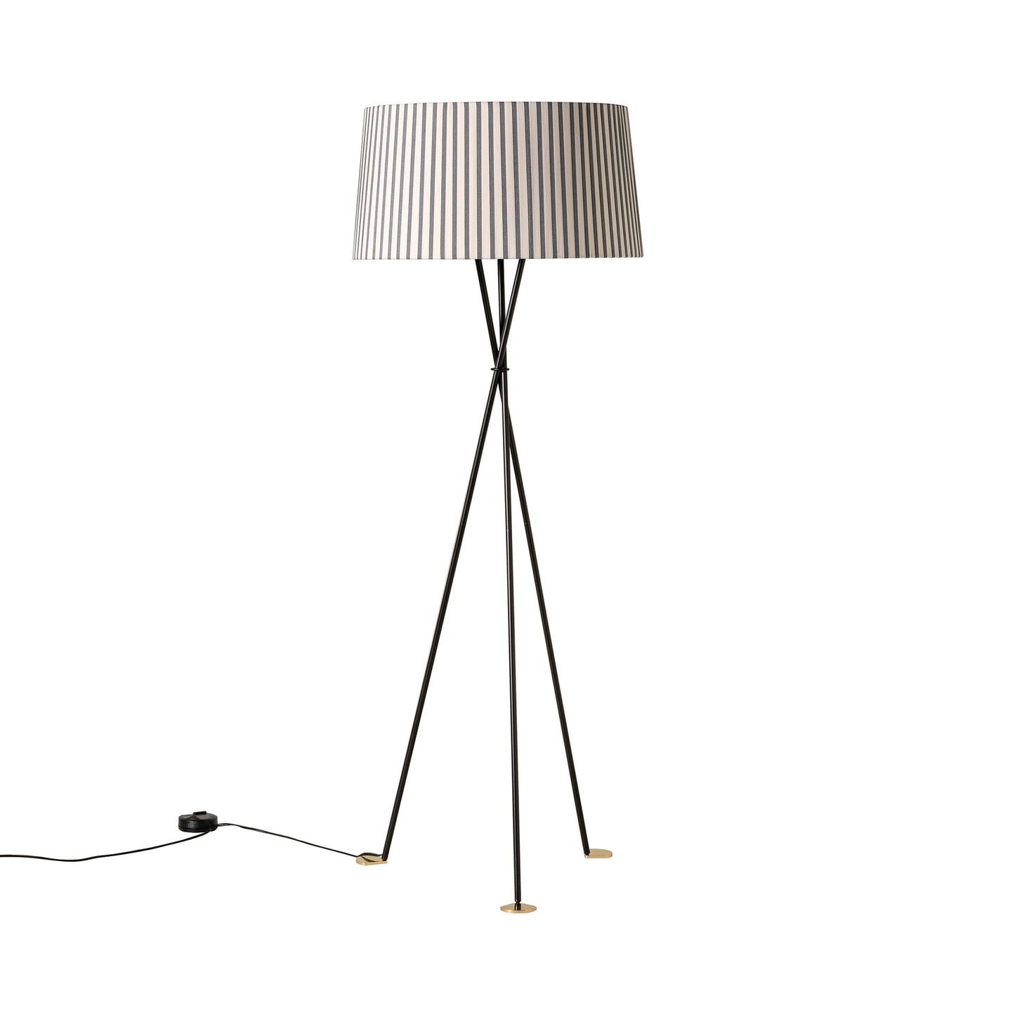 Trípode Floor Lamp in Bretona Stripe.