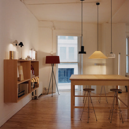 Trípode Floor Lamp in showroom.