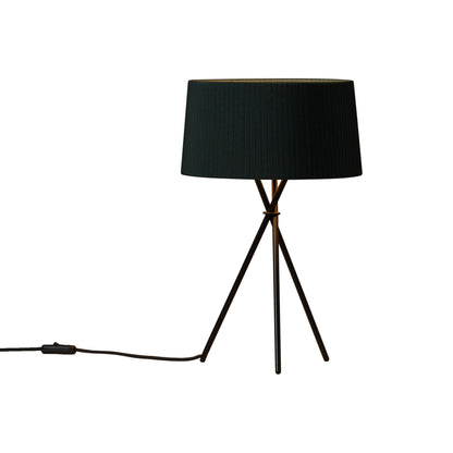 Trípode Table Lamp in Black (12.1-Inch).