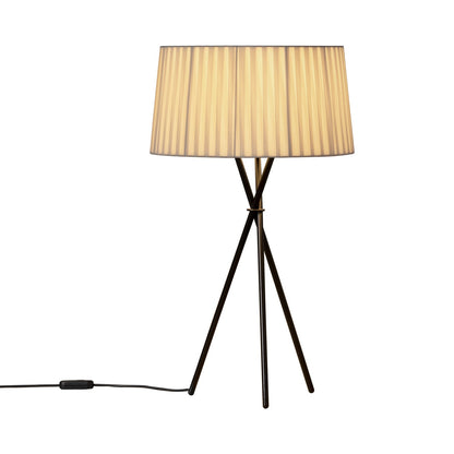 Trípode Table Lamp in Natural (17.7-Inch).