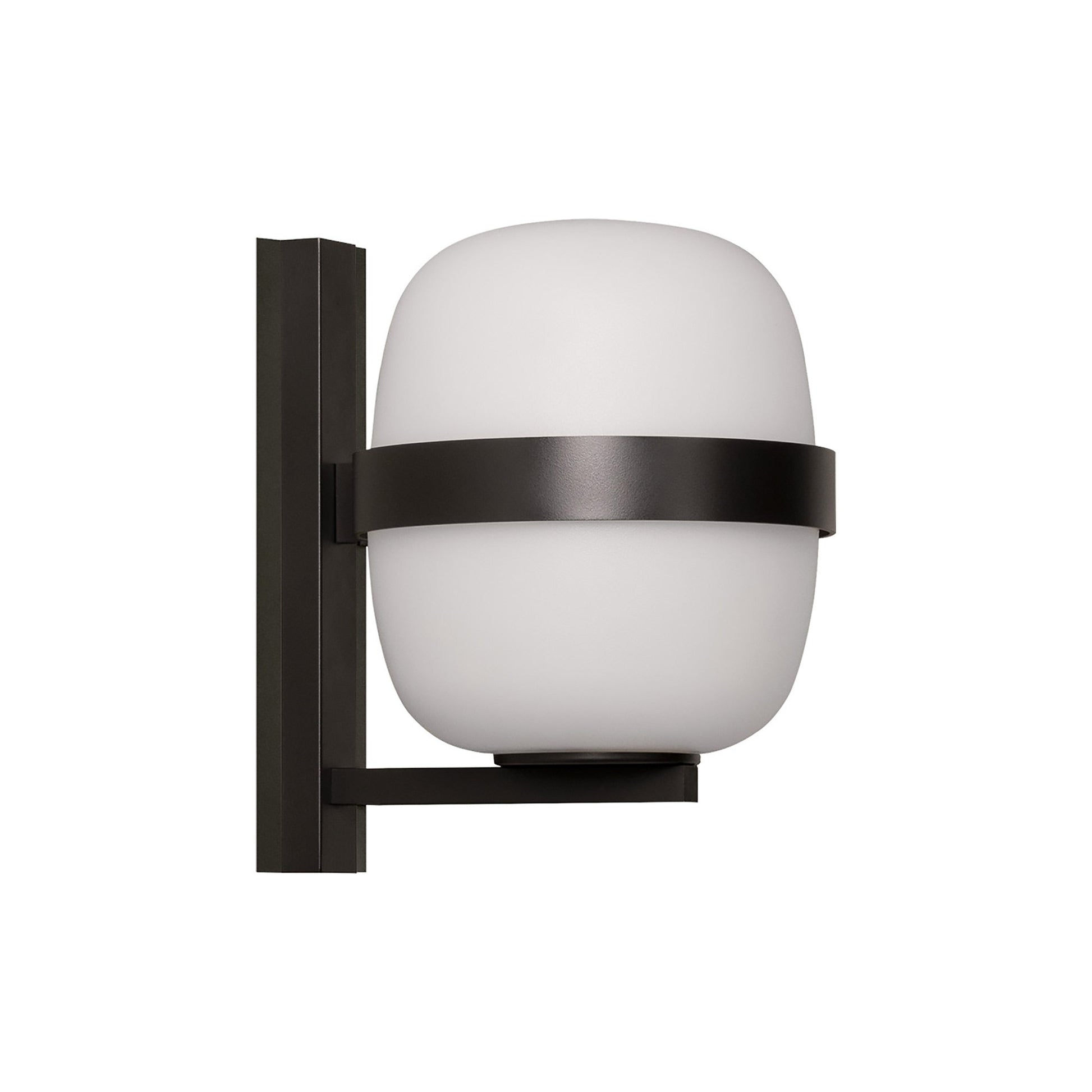 Wally Outdoor Wall Light in Black (9.4-Inch).