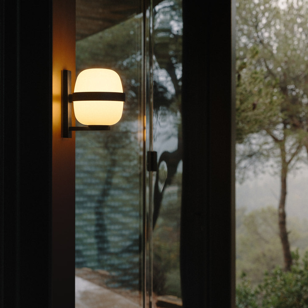 Wally Outdoor Wall Light in Outside Area.