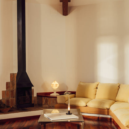 Zeleste Table Lamp in living room.