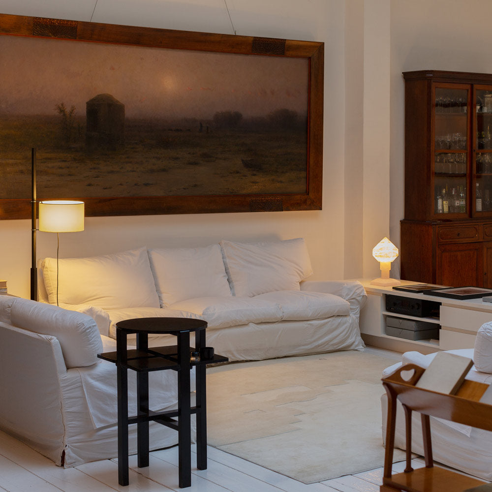 Zeleste Table Lamp in living room.