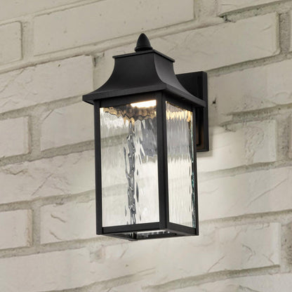 Austen Outdoor LED Wall Light in Detail.