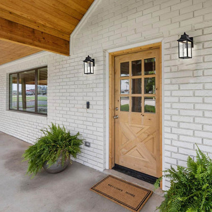 Austen Outdoor LED Wall Light in Outside Area.