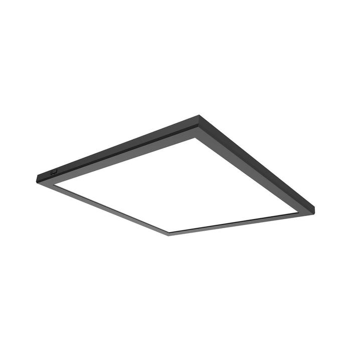 Blink Pro LED Flush Mount Ceiling Light in Black (24" Square / 47W).