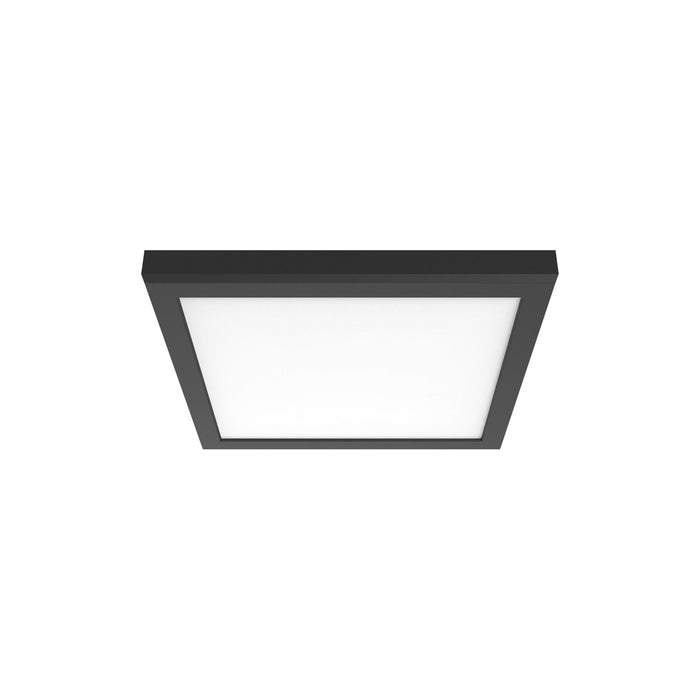 Blink Pro LED Flush Mount Ceiling Light in Black (12" Square / 19.5W).