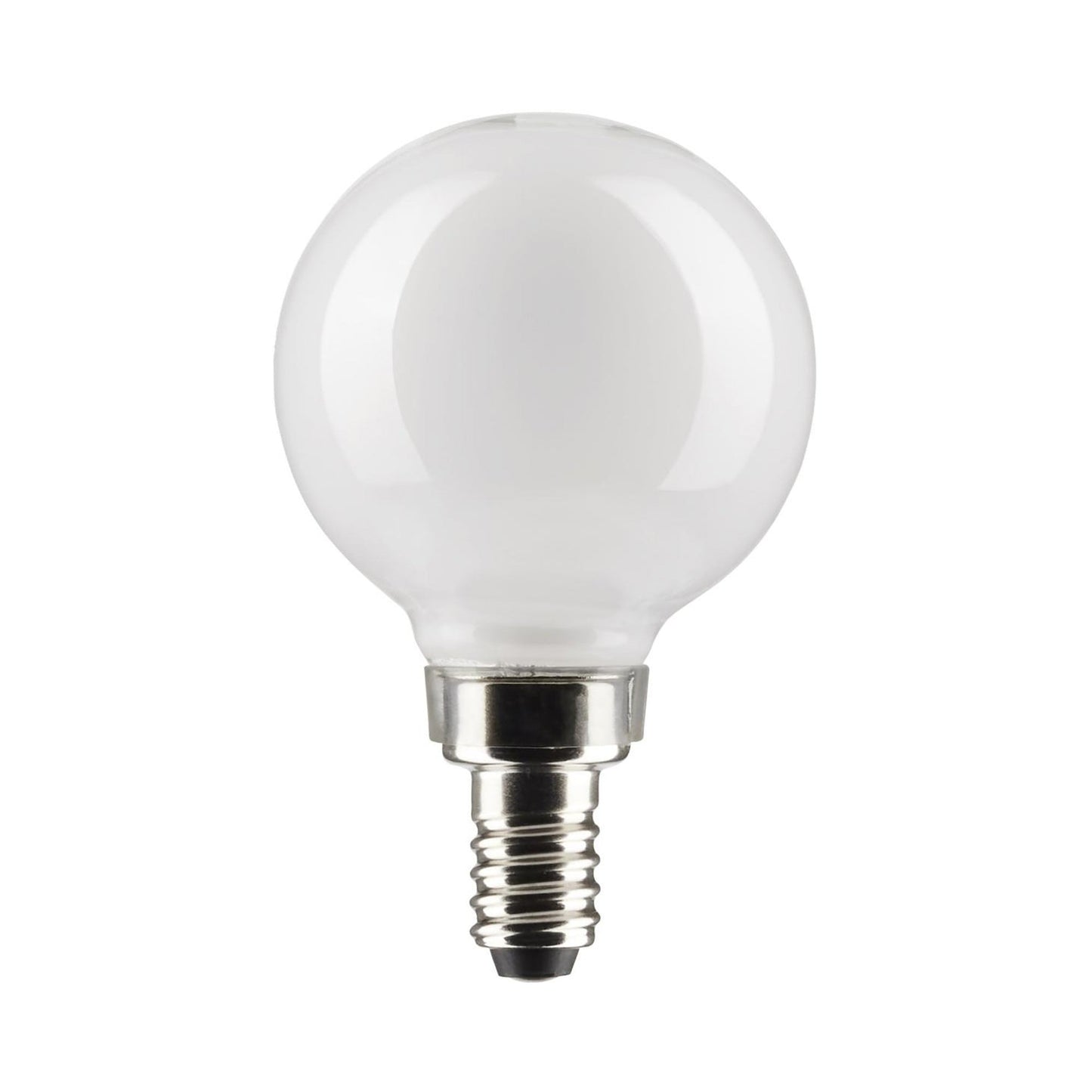 Candelabra Base G Type LED Bulb.