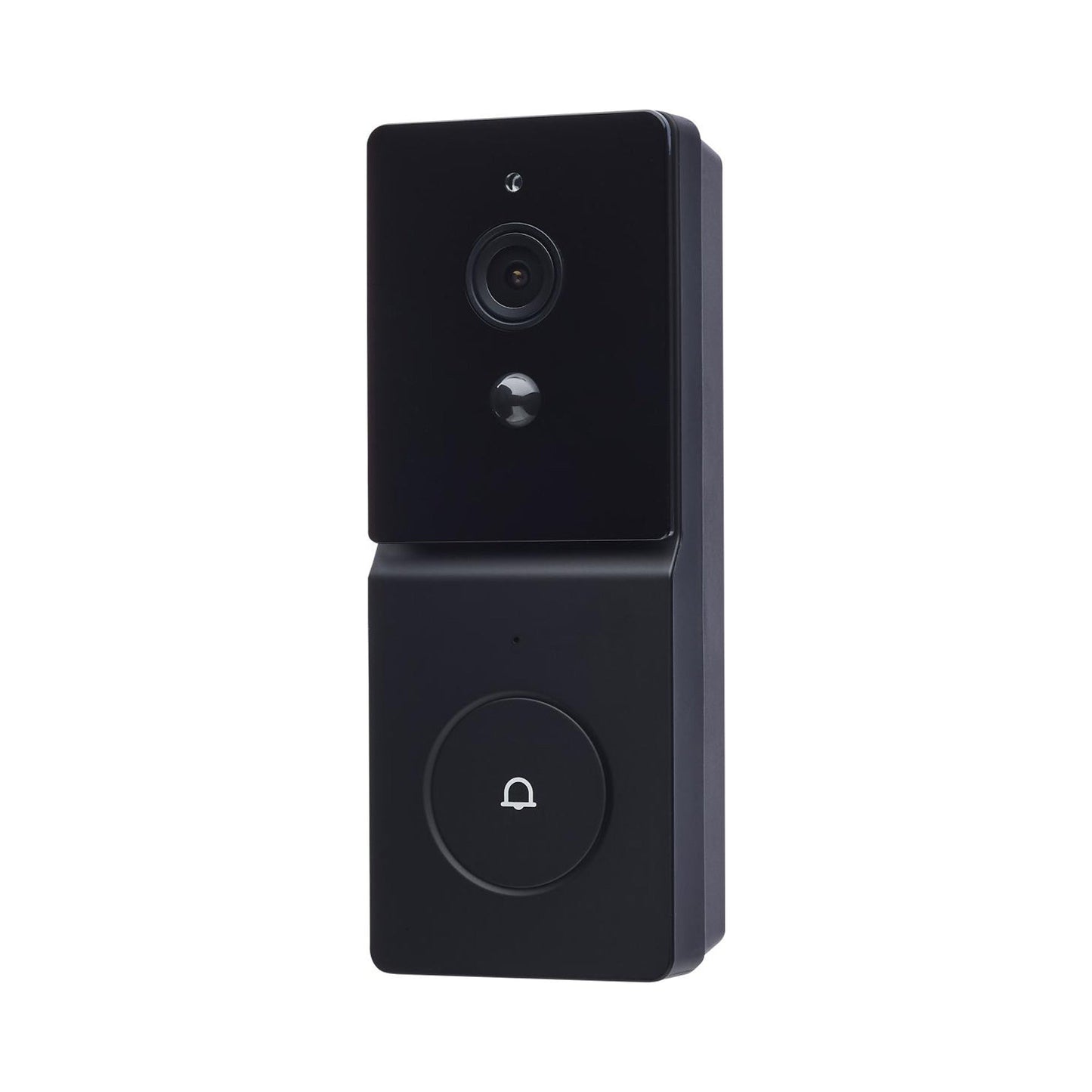 Starfish Smart Outdoor Doorbell Security Camera in Black.
