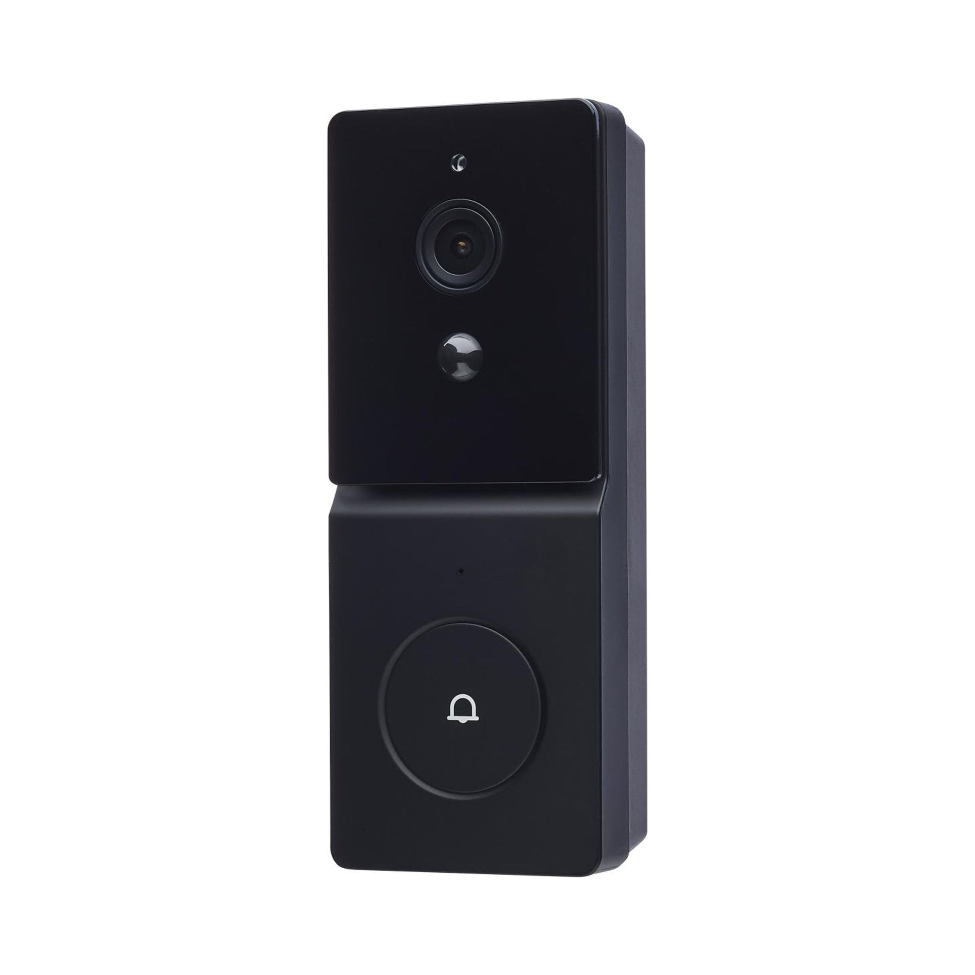 Starfish Smart Outdoor Doorbell Security Camera in Black.