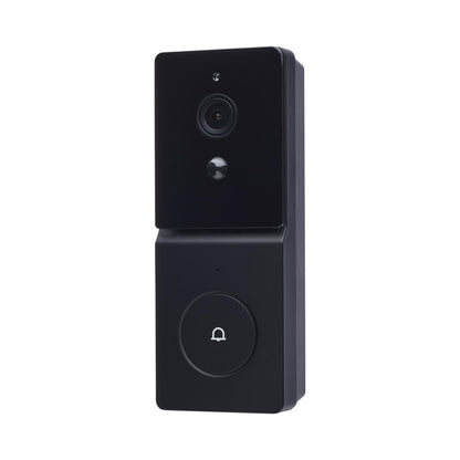 Starfish Smart Outdoor Doorbell Security Camera in Black.
