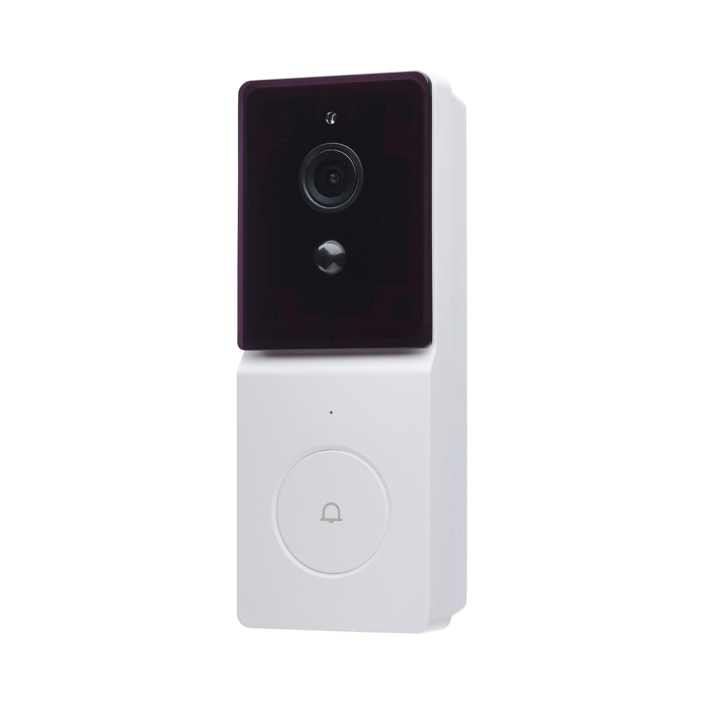 Starfish Smart Outdoor Doorbell Security Camera in White.
