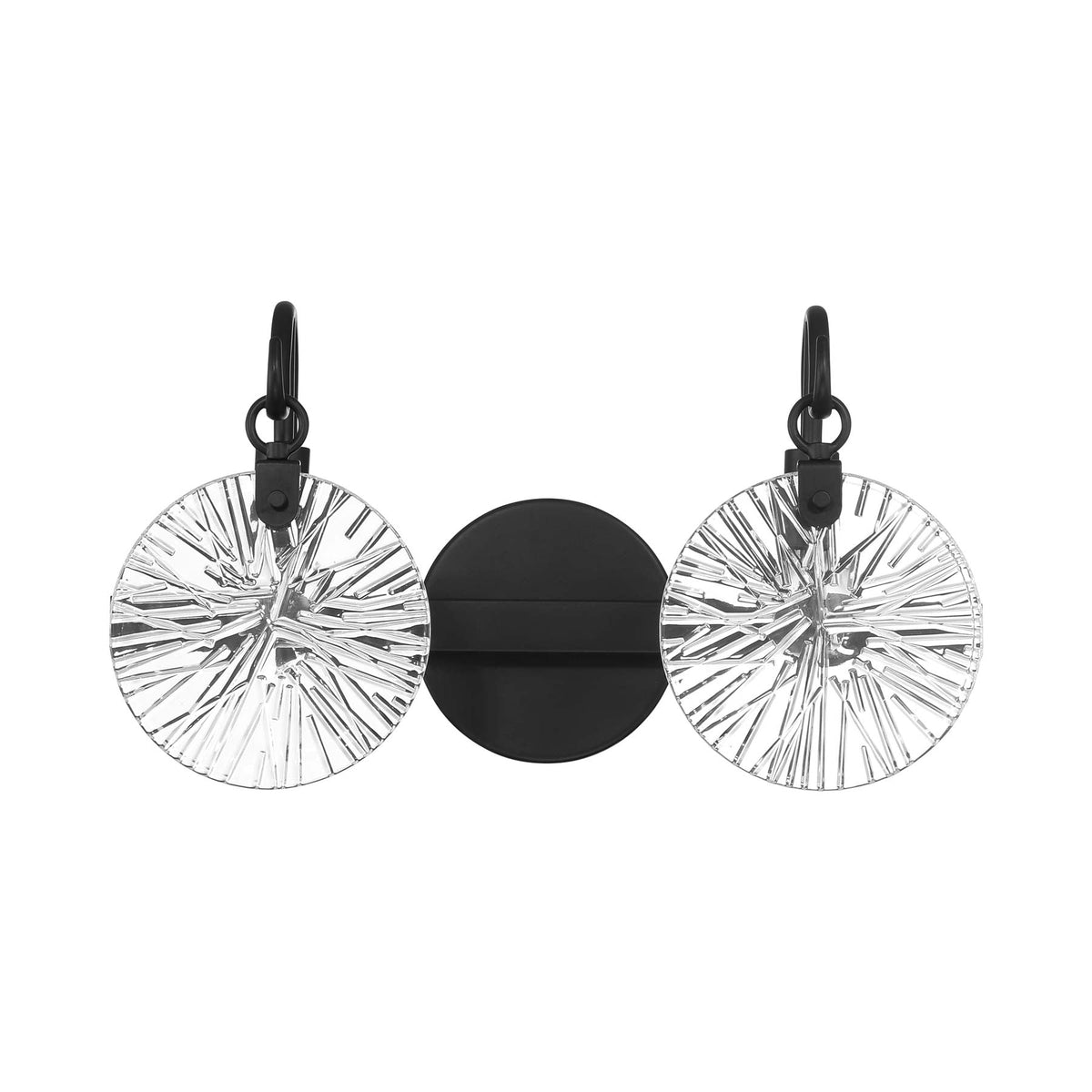 Addison Bath Vanity Light in Matte Black (2-Light).