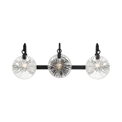 Addison Bath Vanity Light in Matte Black (3-Light).