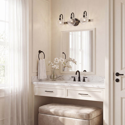 Addison Bath Vanity Light in bathroom.