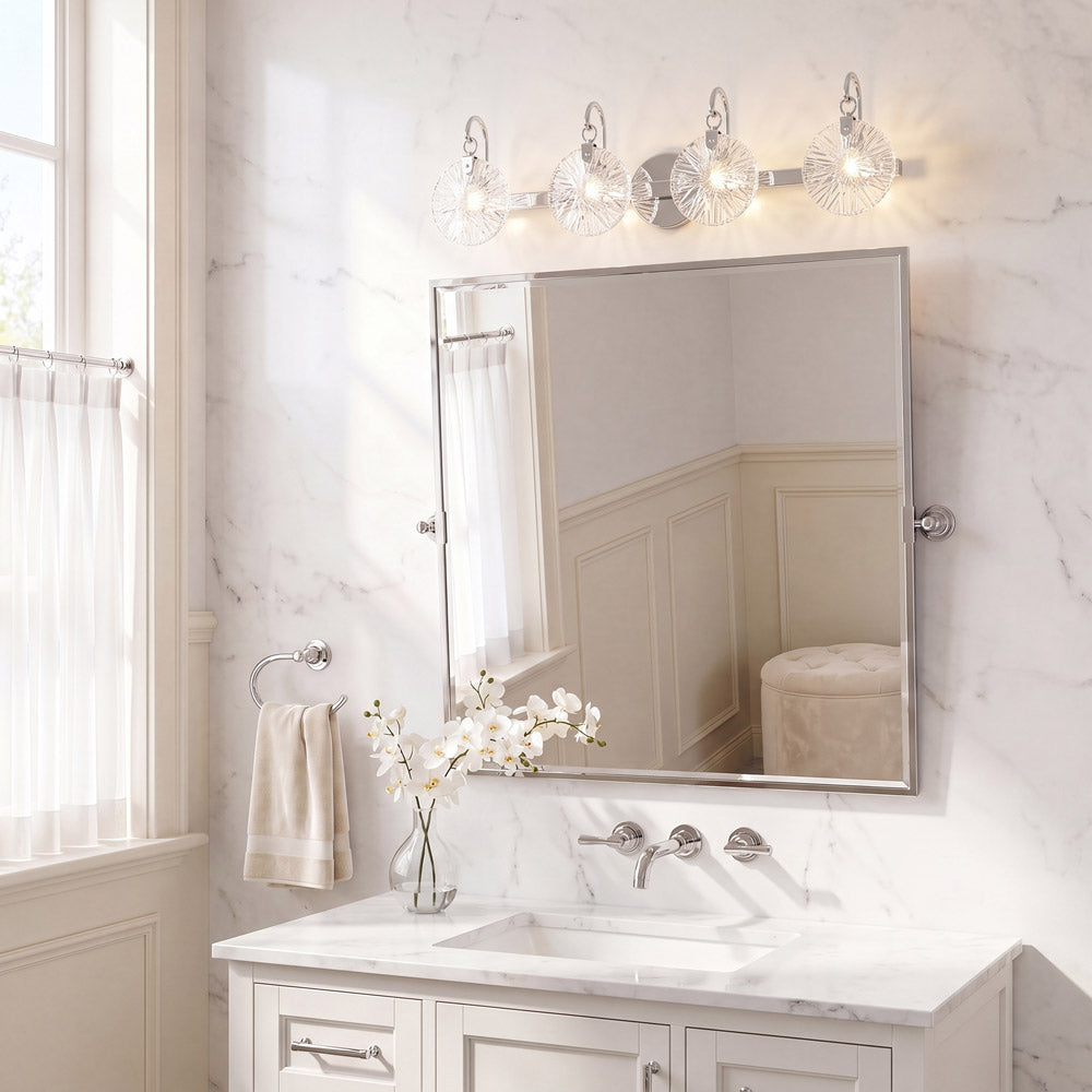 Addison Bath Vanity Light in bathroom.