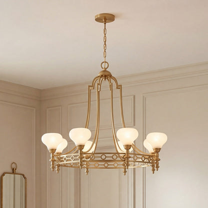 Allston Chandelier in living room.