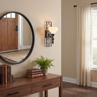 Allston Wall Light in living room.