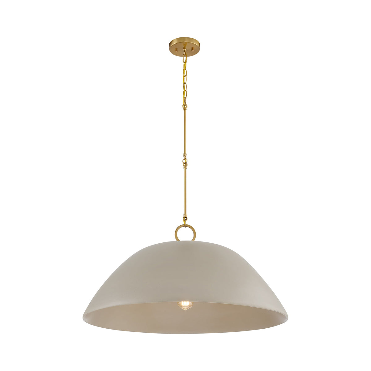 Alta Pendant Light in Concrete.