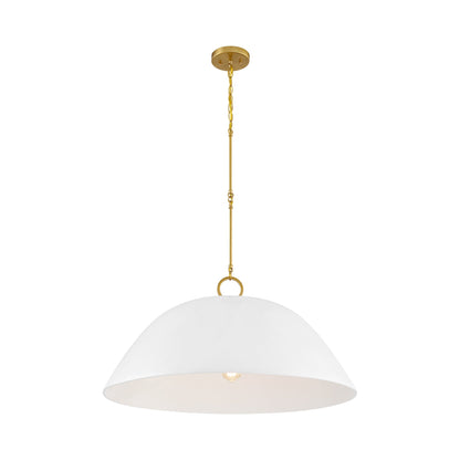 Alta Pendant Light in White Bisque.