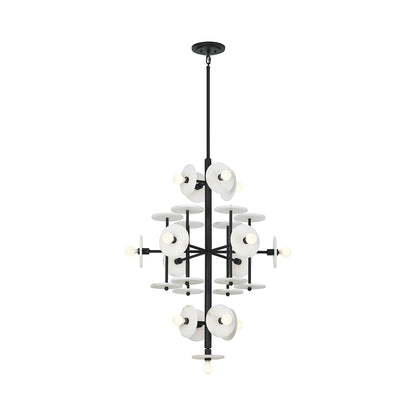 Amani Chandelier in Black Cashmere.