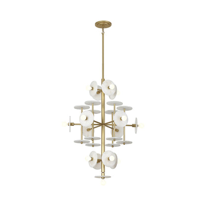 Amani Chandelier in Royal Gold.