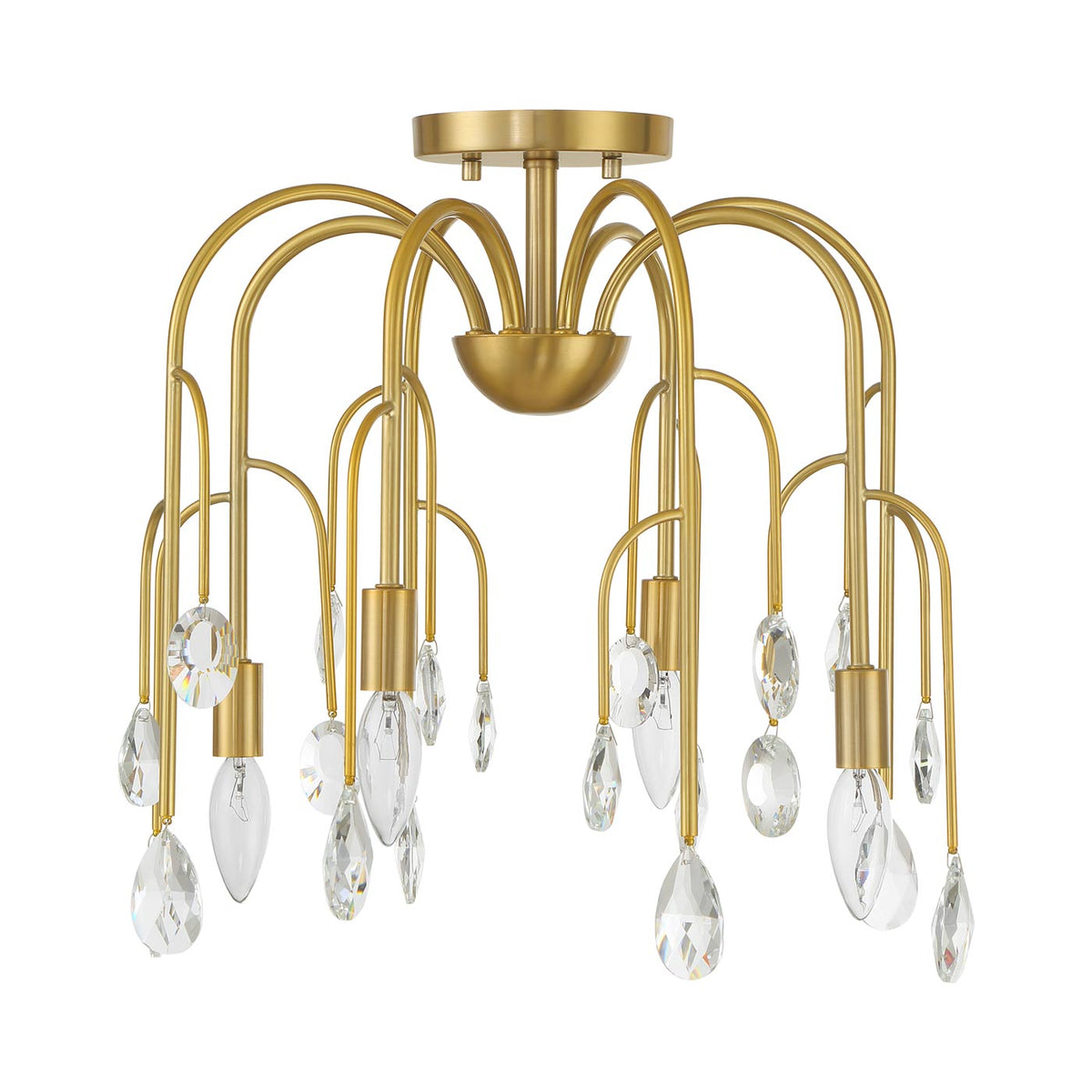 Anholt Convertible Semi Flush Mount Ceiling Light in Detail.