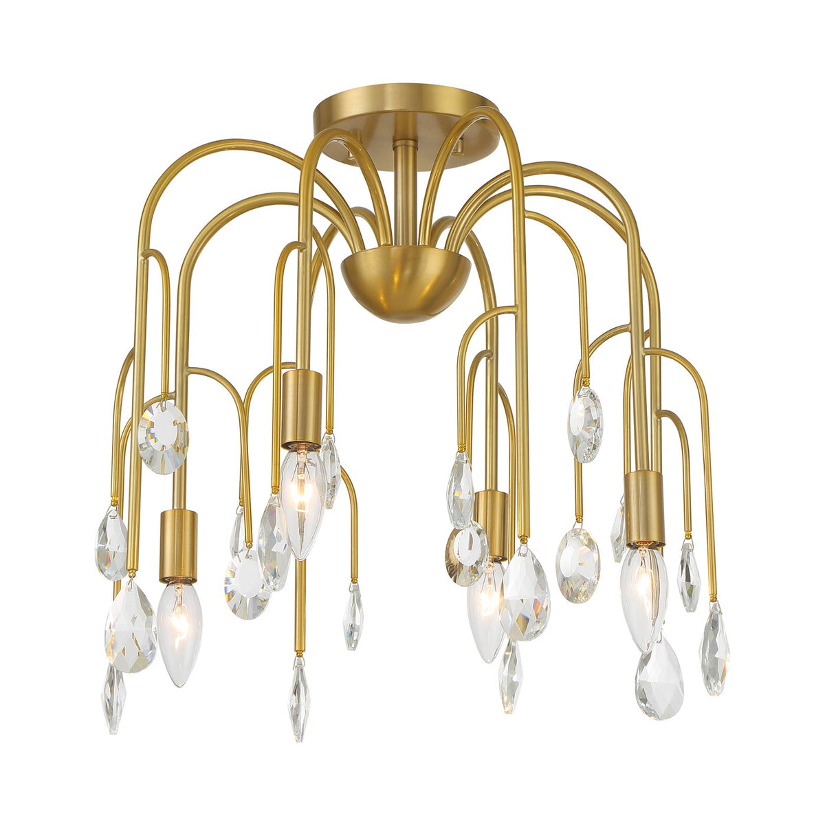 Anholt Convertible Semi Flush Mount Ceiling Light in Detail.