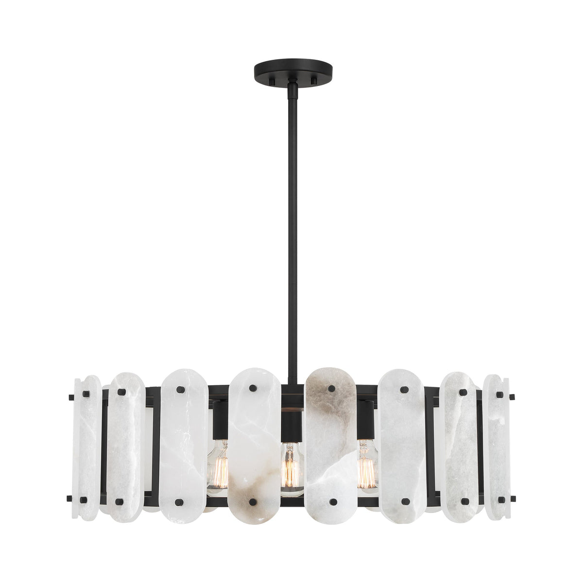 Antolini Pendant Light in Black Cashmere.