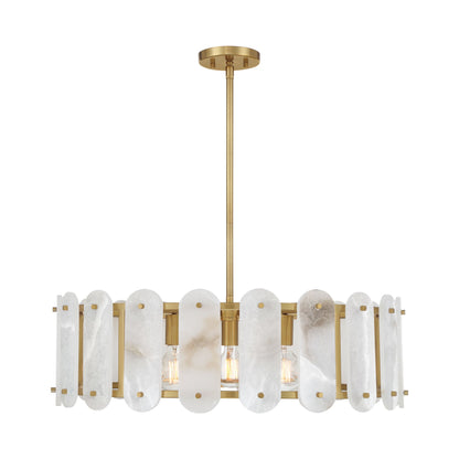 Antolini Pendant Light in Warm Brass.