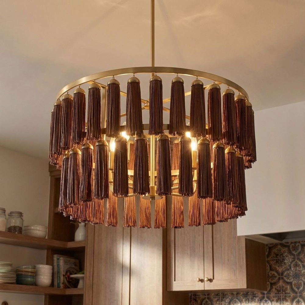 Aquitane Pendant Light in kitchen.
