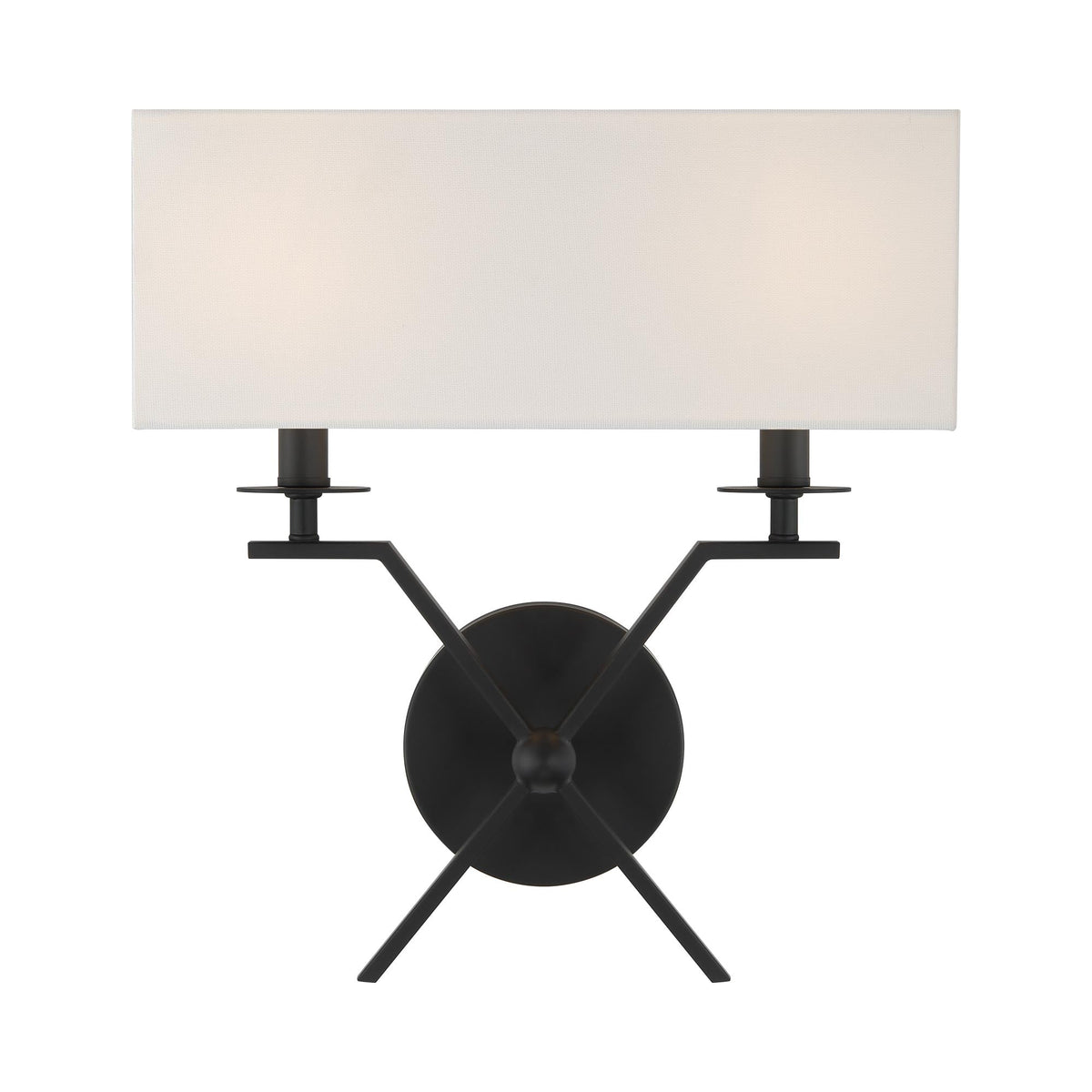 Arondale Wall Light in Matte Black.