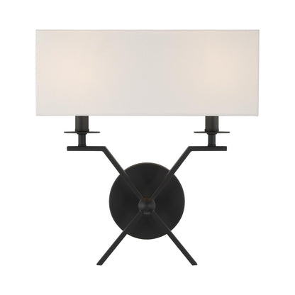 Arondale Wall Light in Matte Black.