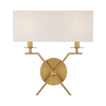 Arondale Wall Light in Warm Brass.