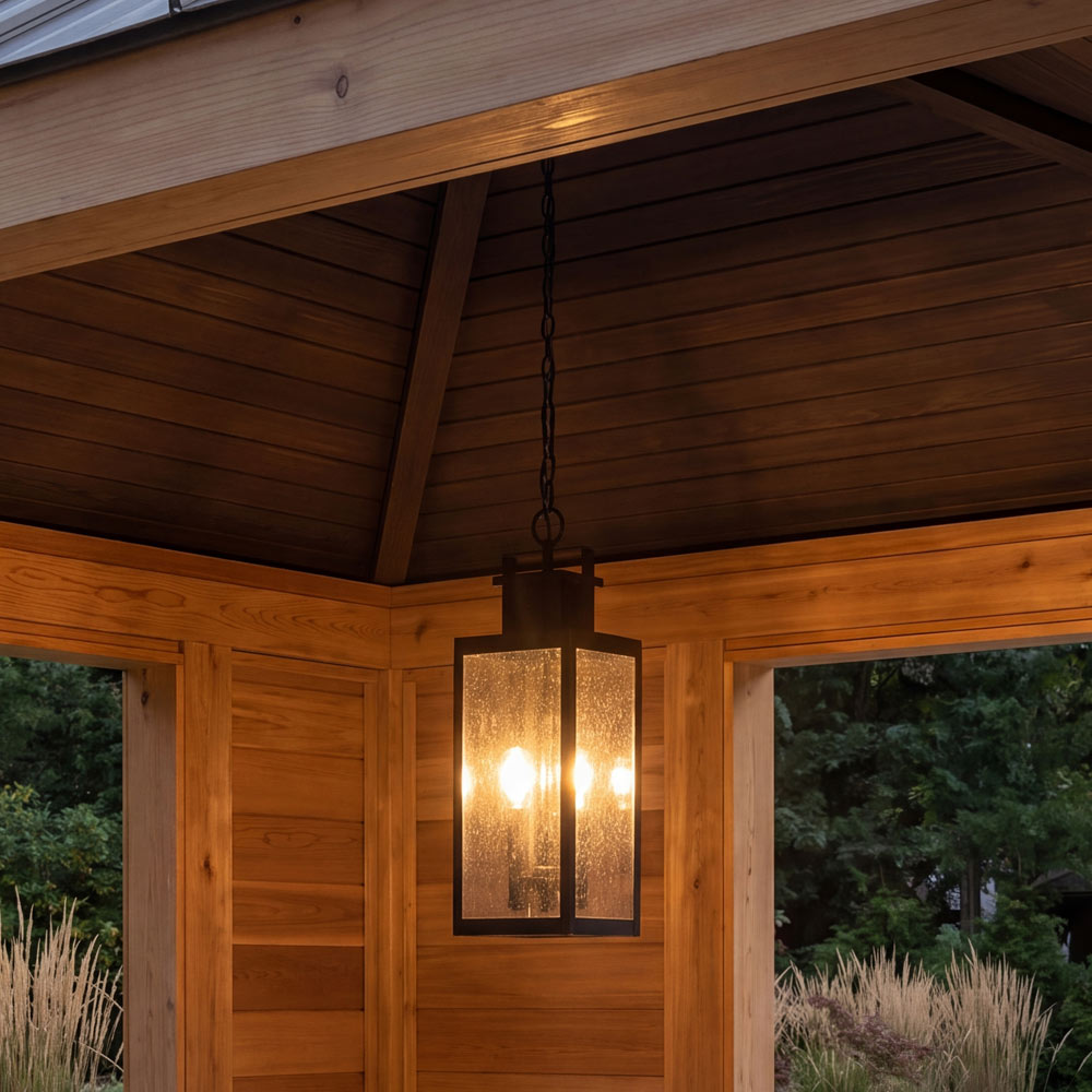 Ascott Outdoor Pendant Light in Outside Area.