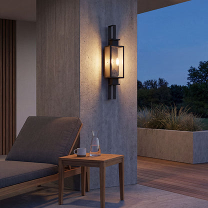 Ascott Outdoor Wall Light in Outside Area.