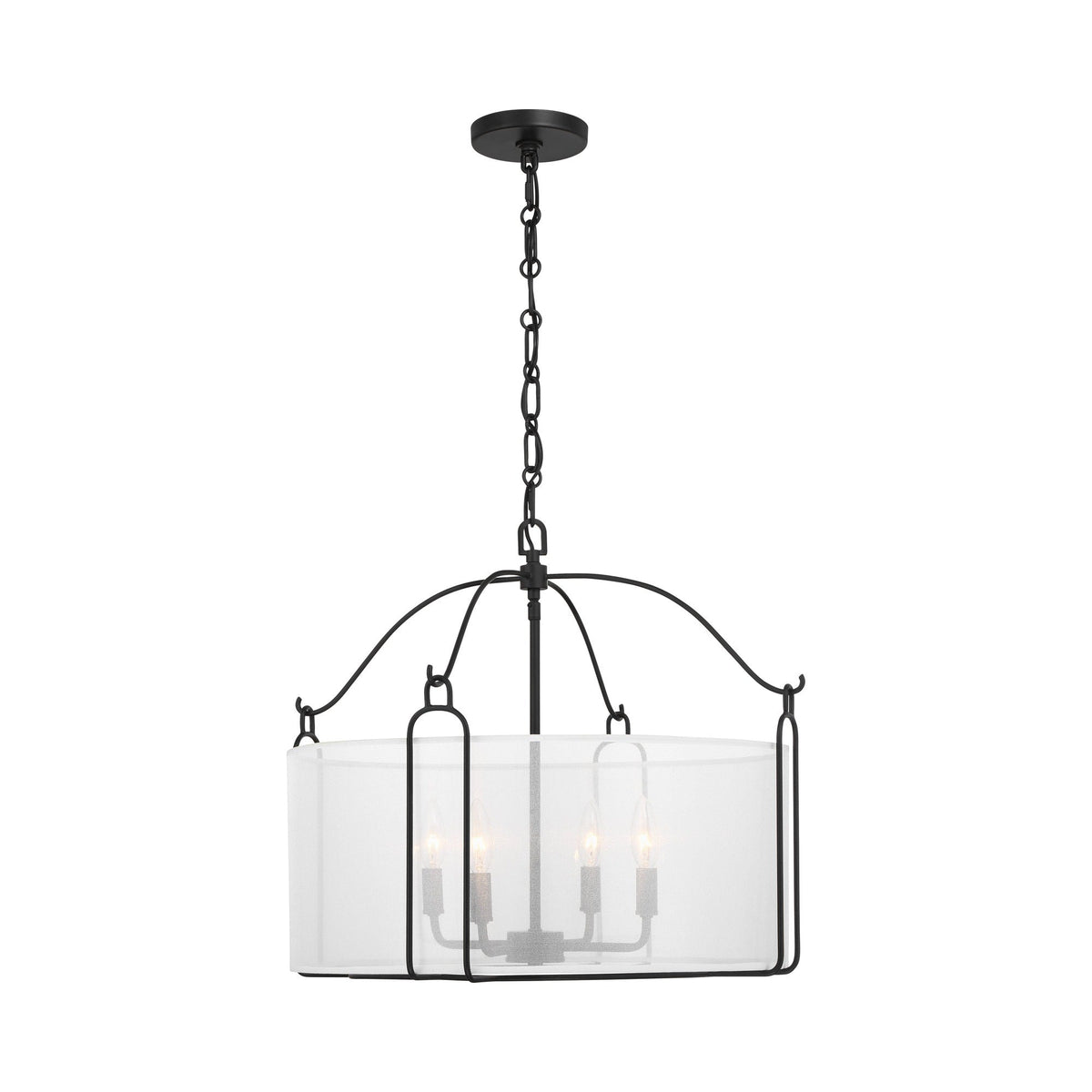 Ashlay Pendant Light in Matte Black.