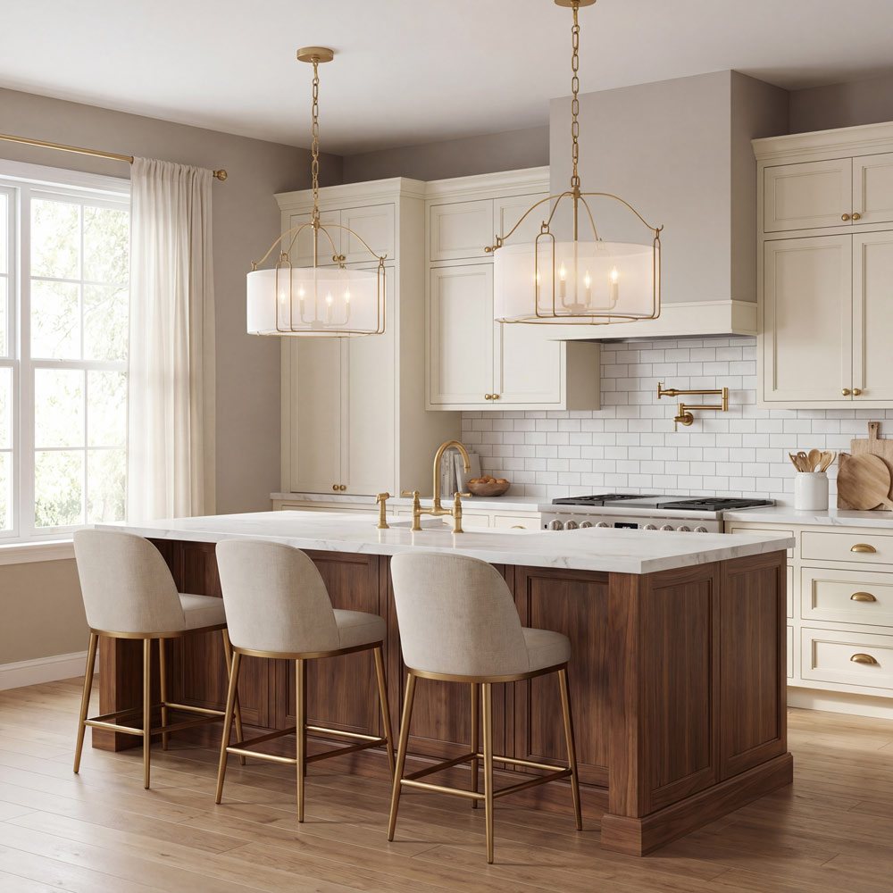 Ashlay Pendant Light in kitchen.