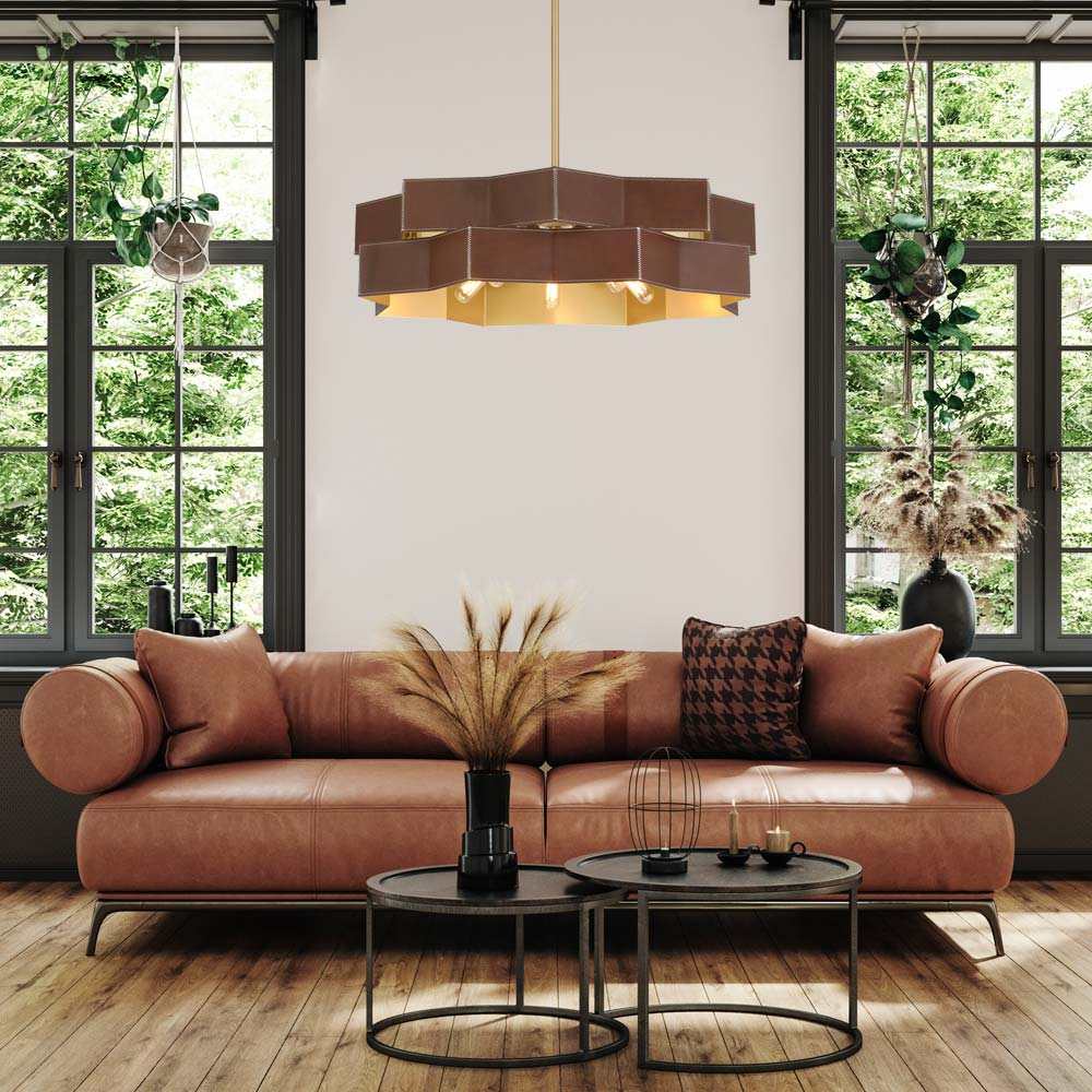 Atherton Pendant Light in living room.
