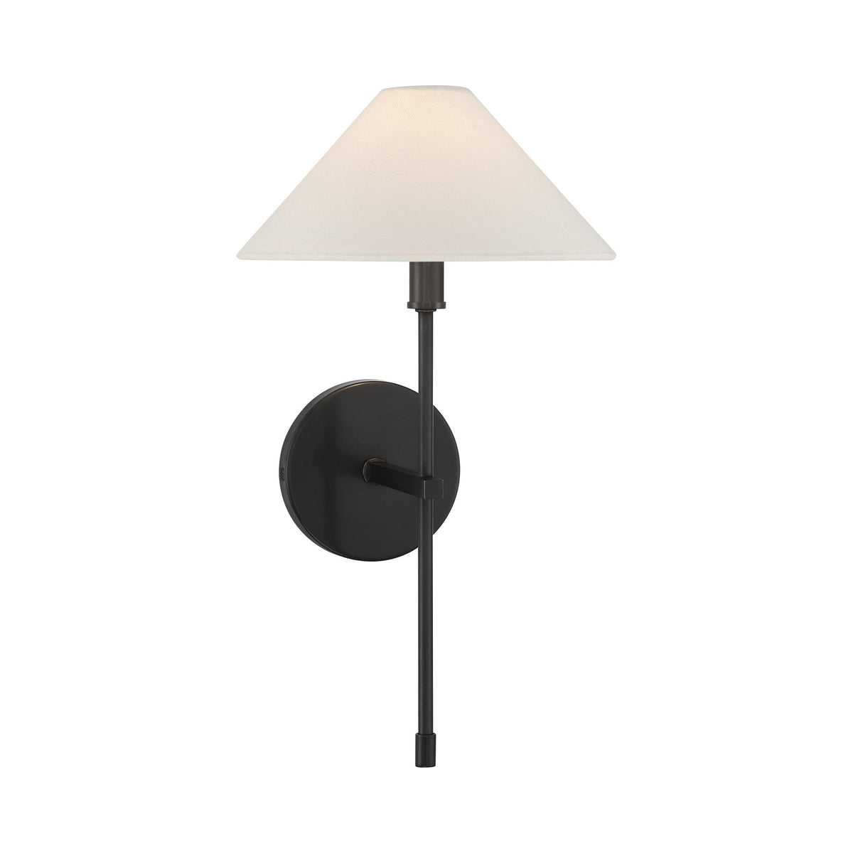 Avon Wall Light in Black Tourmaline.